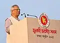 Muhammad Yunus at July Charter signing ceremony
