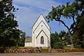 Rear view of church