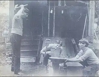 Multiple exposure image made in 1910