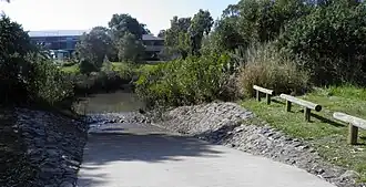 Canoe ramp at Murarrie Recreation Reserve