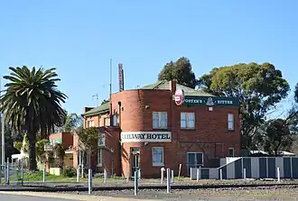Railway Hotel at Murchison East, 2017