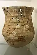 Striped vase