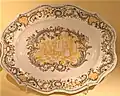 Oblong plate