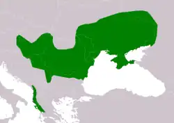 Map of range