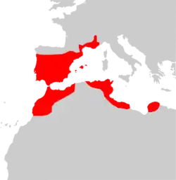 Map of range