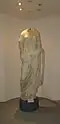 Headless marble statue, representing a muse, from the site of the Roman Theater of Teramo, probably used in the sculptural decoration of the front scene.