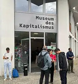 Entrance to the Museum des Kapitalismus