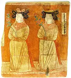Uyghur Princesses from the Bezeklik murals