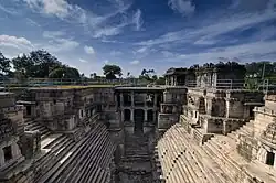 One of many stepwells (pushkarni, vav) in Lakkundi