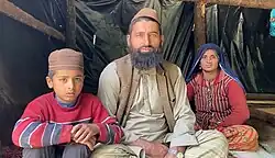 A Muslim Van Gujjar family