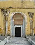 The entrance