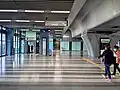 Leading to the platforms at Mutiara Damansara MRT station