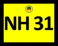 National Highway 31 shield}}