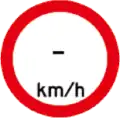 109 Speed limit