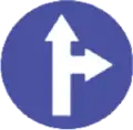 122 Go straight or right