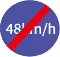 132 End of minimum speed limit