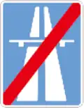 149 End of motorway