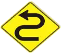 13 Double reverse curve (left)