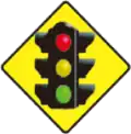 37 Traffic light ahead
