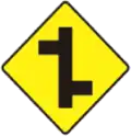 46 Offset side roads (right and left)