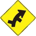 6 Curve with crossroad (right)
