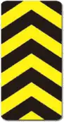 70 Chevron delineators