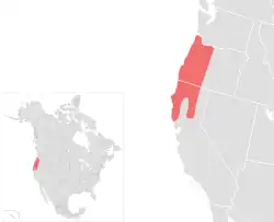 Map of range