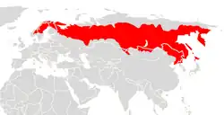 Map of range
