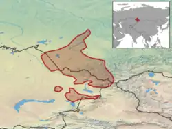 Map of range