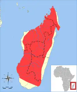 Map of range