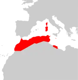 Map of range