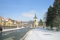 Centre of Bílé Podolí