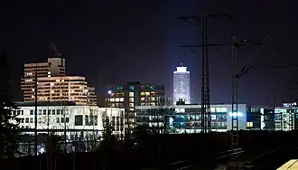Nuremberg modern skyline