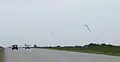 Turbines at the Jeffrey's Bay Wind Farm next to the N2