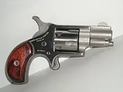 North American Arms model NAA22S mini-revolver, chambered in .22 Short.