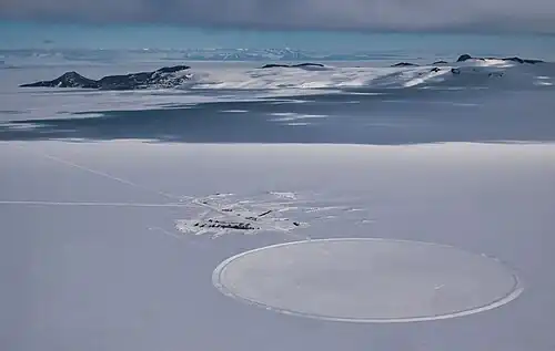 NASA's Long Duration Balloon camp is located about eight miles from the U.S. McMurdo Station on Antarctica's Ross Ice Shelf