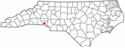Location in the U.S. state of North Carolina