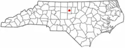 Location of Graham, North Carolina