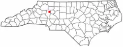 Location of Williamsburgh, North Carolina