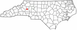 Location of St. Stephens in North Carolina