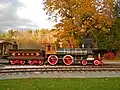 The steam locomotive, "York," at Hanover Junction, in 2013