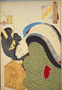 Hot: Habits of a wealthy housewife of the Bunsei era