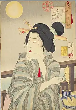 Delicious: Habits of a prostitute of the Kaei era.