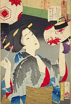 Observant: Habits of a waitress of Western Kyōto in the Meiji era
