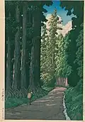 Hasui Kawase (ja:川瀬巴水) chose Echizen-washi as the paper for printing his works.[15]