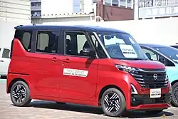 Second generation Nissan Roox (2020–2025) Main article: Mitsubishi eK Space
