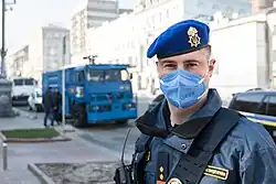 National Guardsman during the COVID-19 pandemic