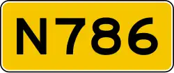 Provincial highway 786 shield}}