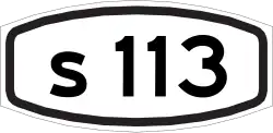 City route 113 shield}}