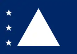 Flag of a NOAA Corps vice admiral